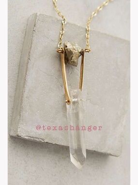 Anthropologie Skanderna Icicle Pendant Necklace